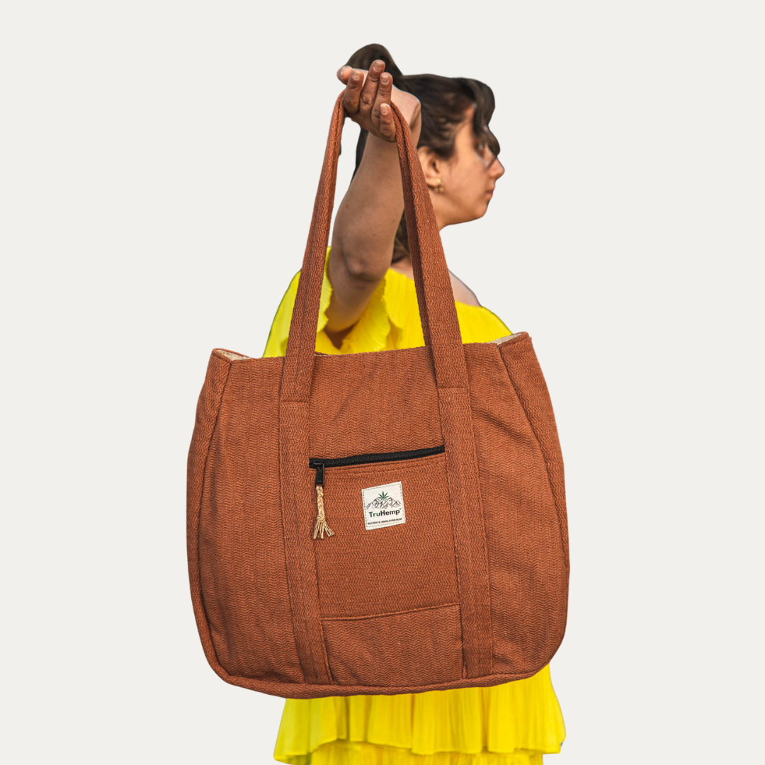 Hemp Market Bag - Brown