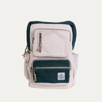 Traveller Hemp Backpack - Green
