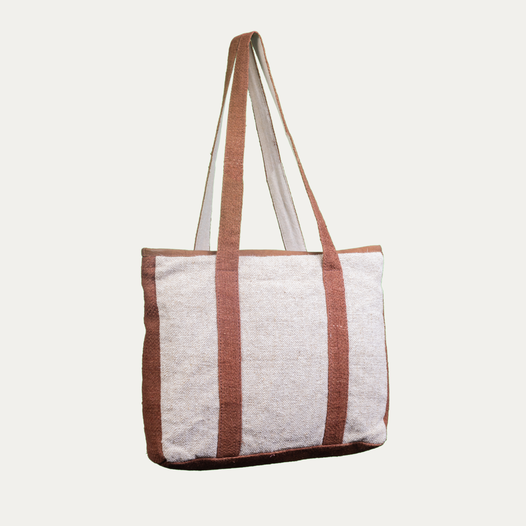 Hemp Corporate Tote Bag - Brown