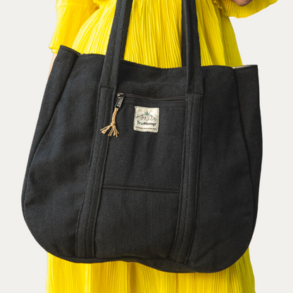 Hemp Market Bag - Black