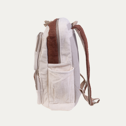 Traveller Hemp Backpack - Brown