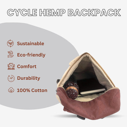Trainer’s Hemp Backpack - Brown