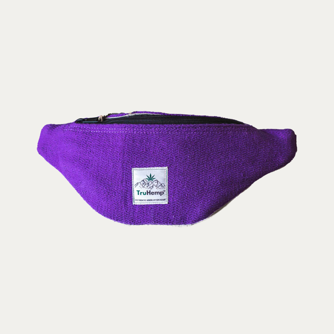 Hemp Fanny Pack - Purple