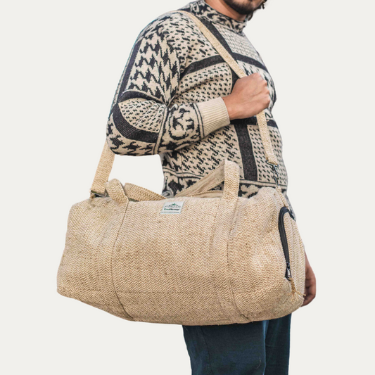 Everyday Hemp Duffel Bag - Natural Hemp