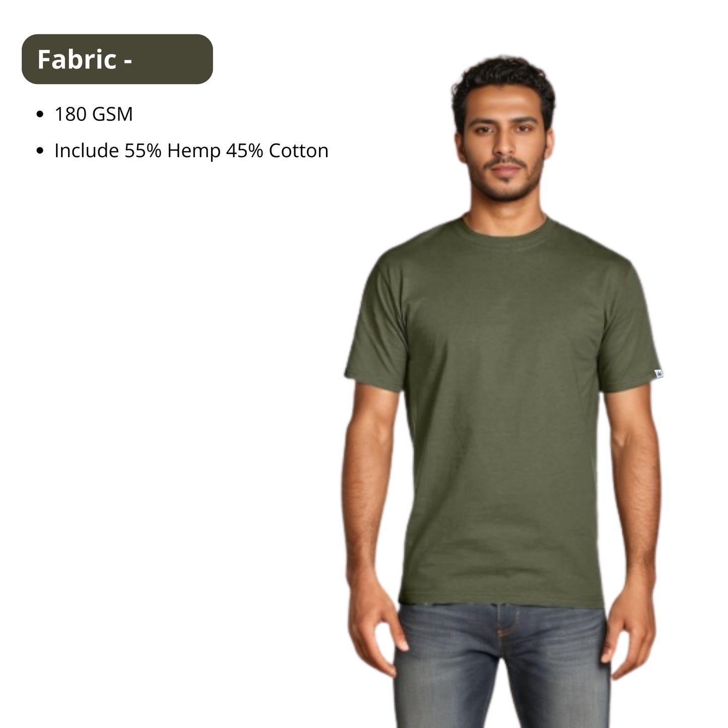 Hemp T-Shirt (Olive Green)