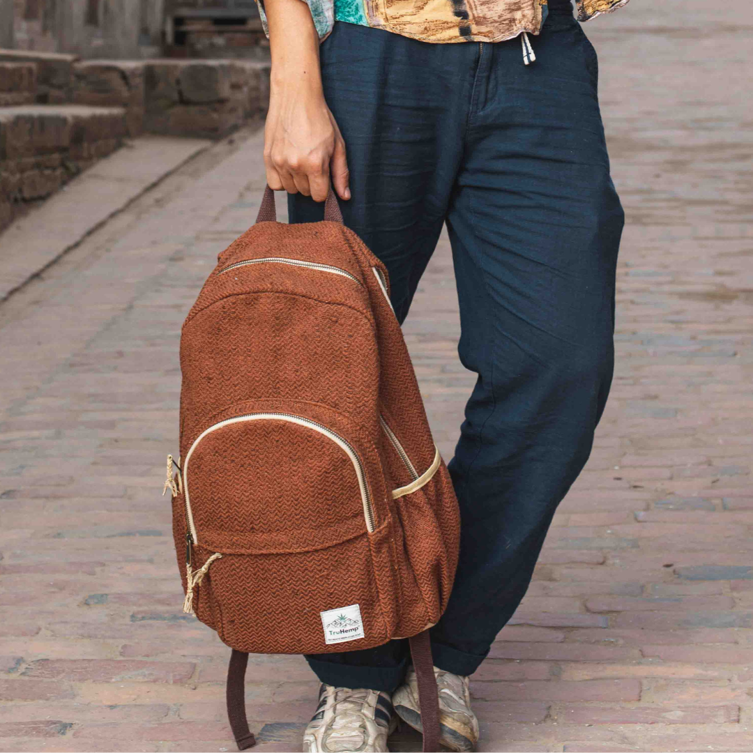 Classic Hemp Backpack - Brown