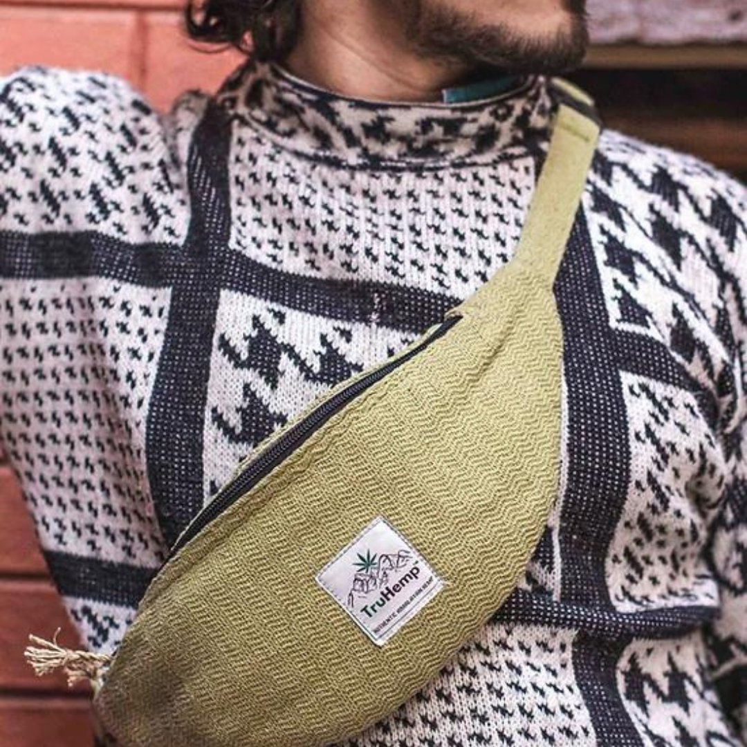 Hemp Fanny Pack - Mustard