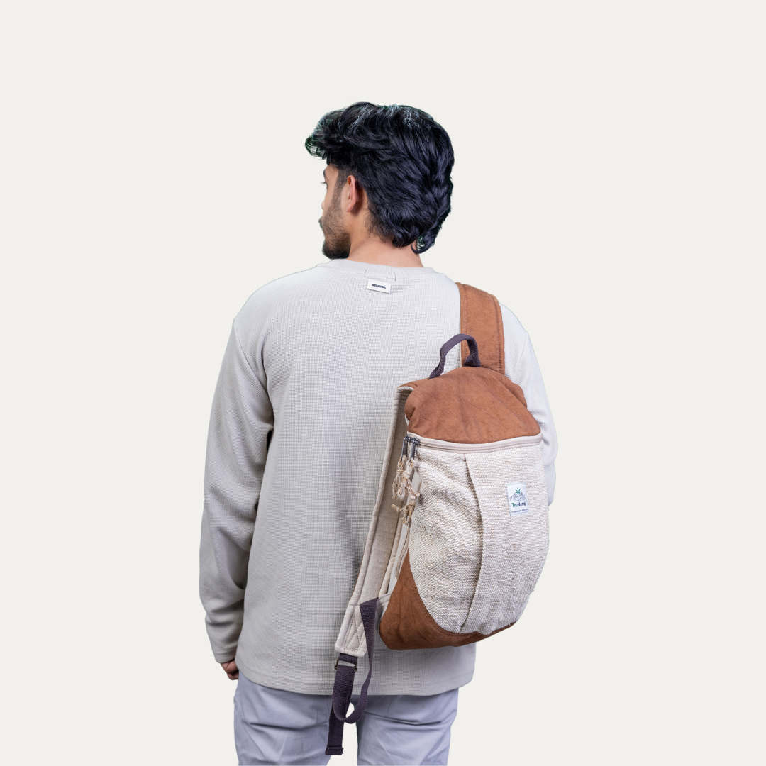 Trainer’s Hemp Backpack - Brown