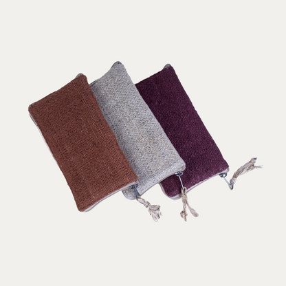 Maya Hemp Wallet - Dark Wine