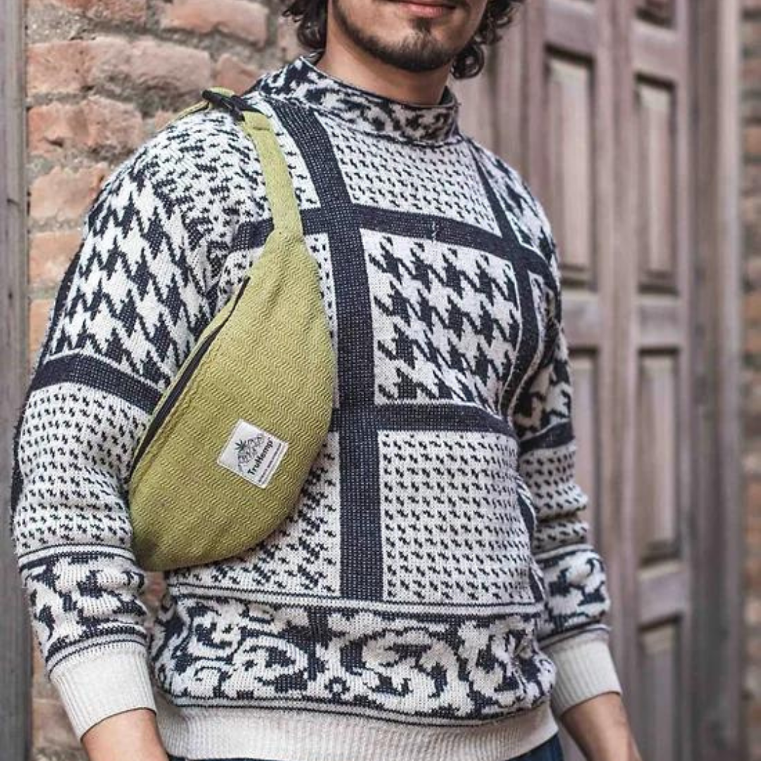 Hemp Fanny Pack - Mustard