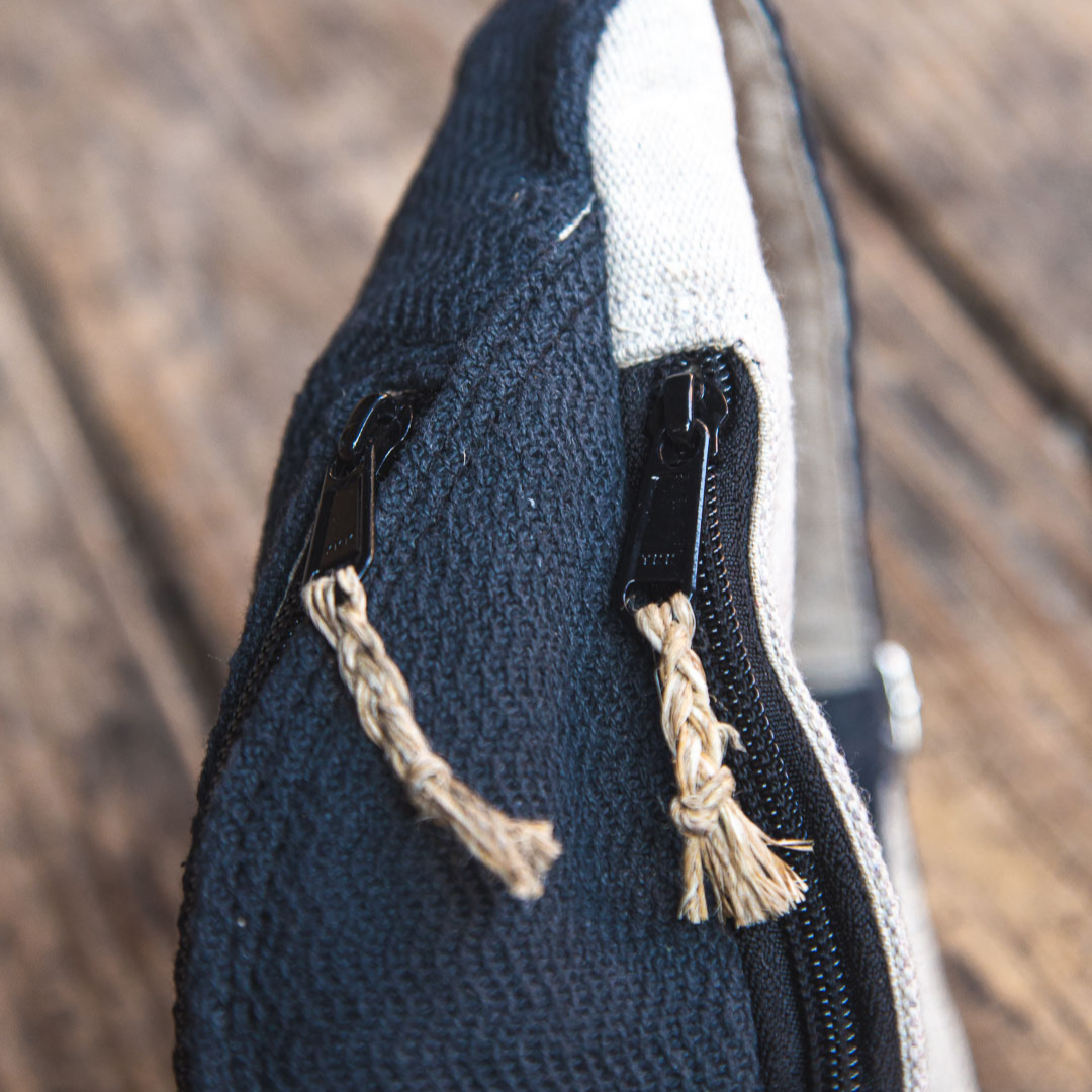 Hemp Fanny Pack - Black