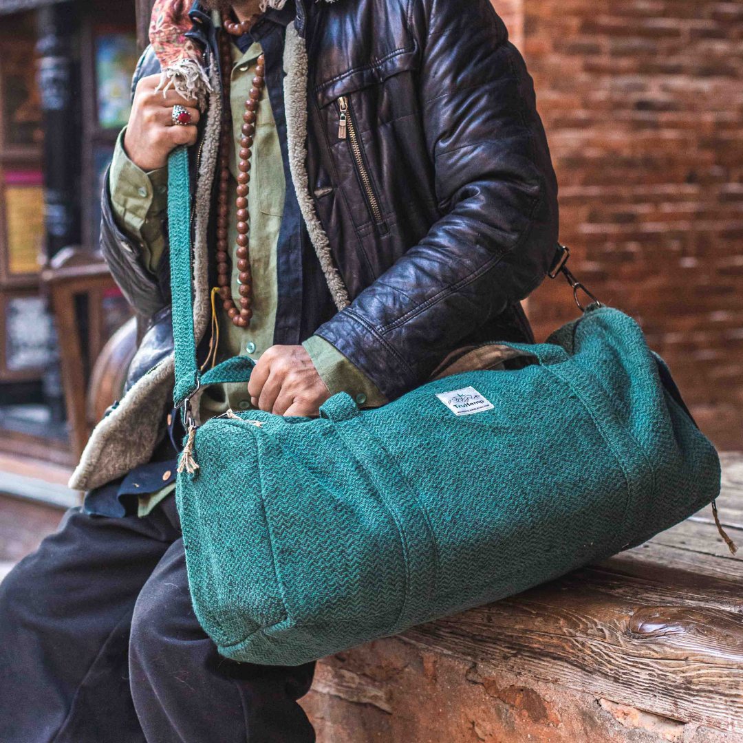 Everyday Hemp Duffel Bag - Green