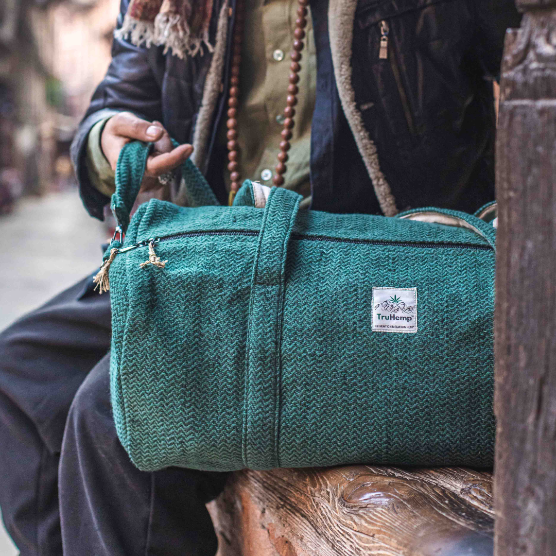 Everyday Hemp Duffel Bag - Green