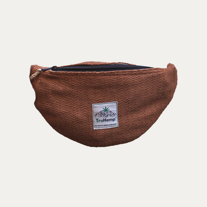 Hemp Fanny Pack - Brown